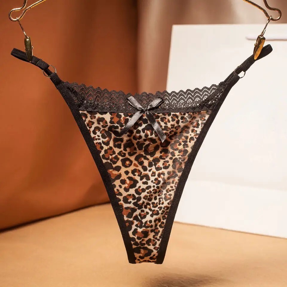 Illustrative example of leopard underwear