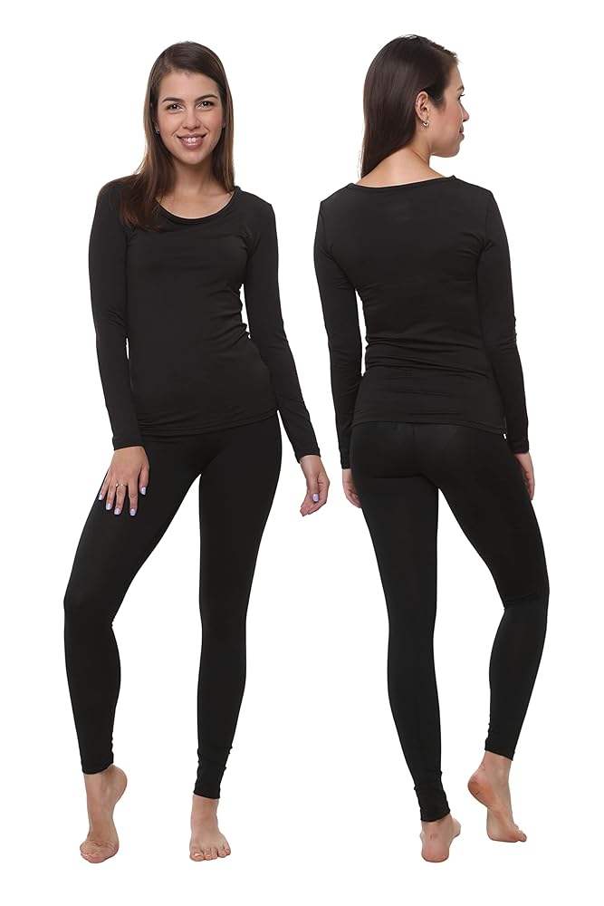 Illustrative example of long underwear set womens