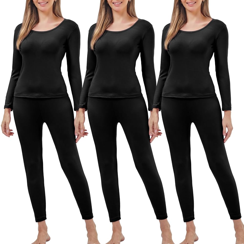Illustrative example of long underwear set womens