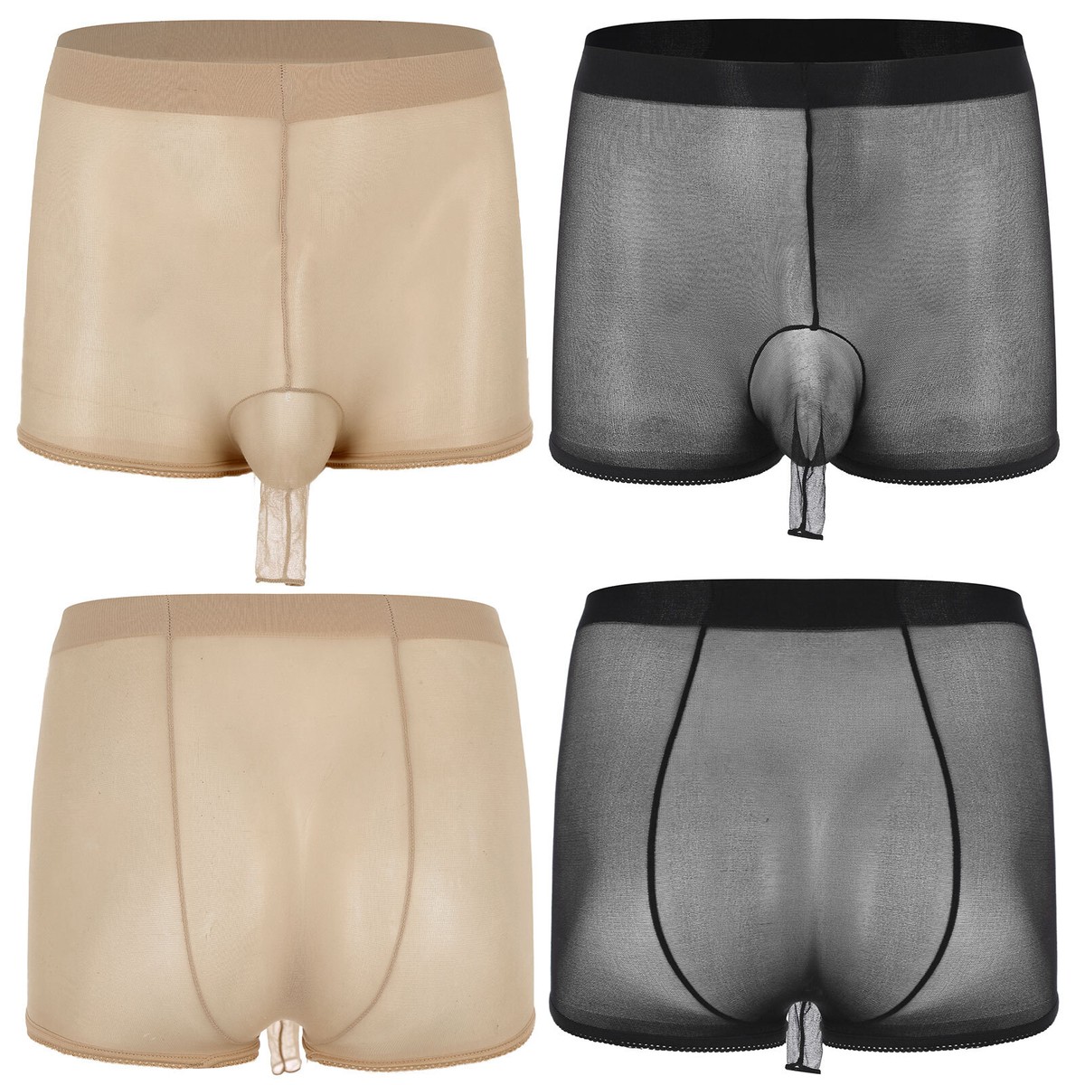 Illustrative example of male mesh underwear