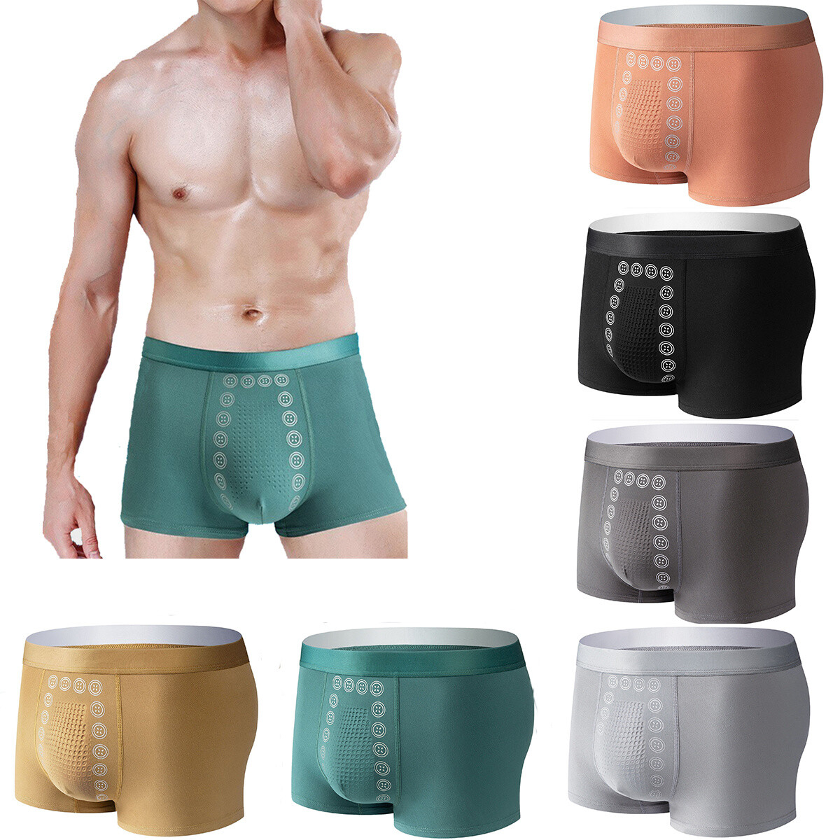 Illustrative example of male power underwear