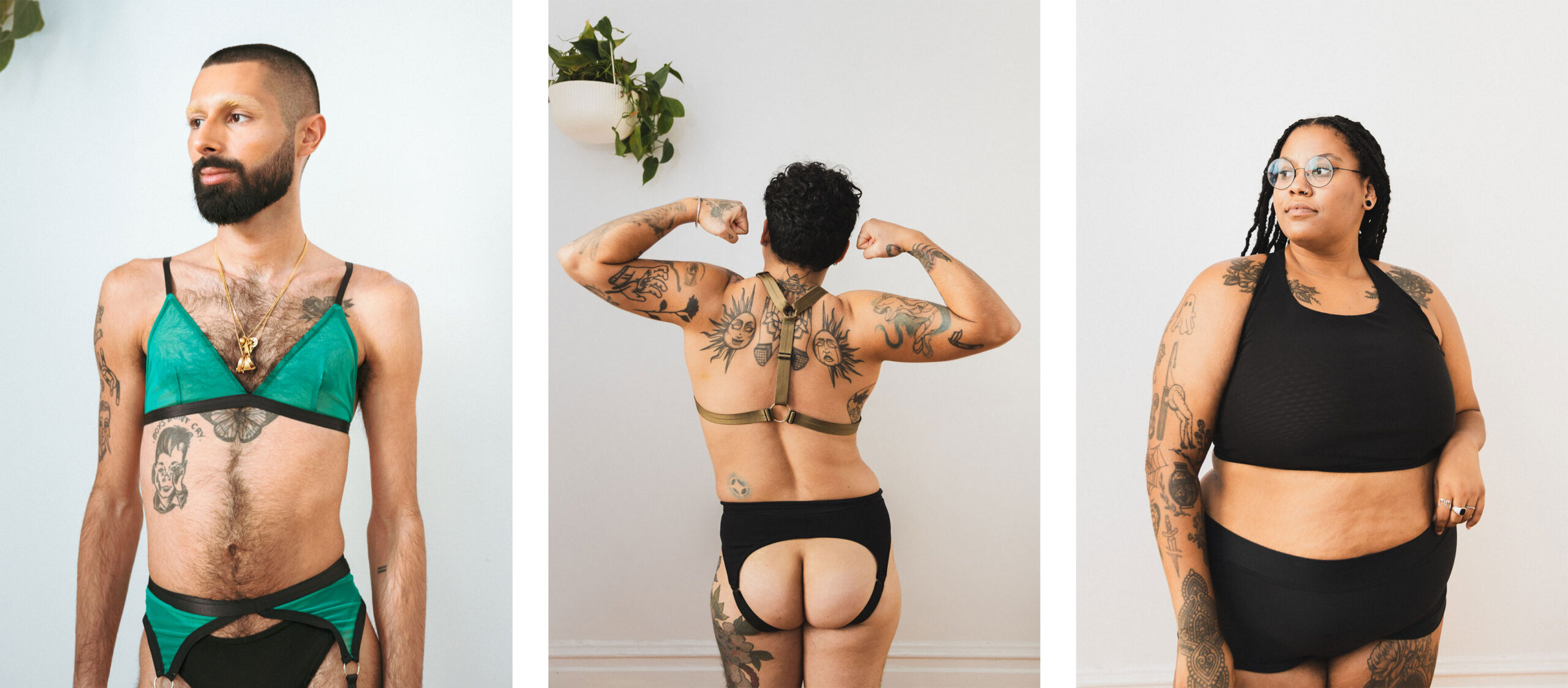 Illustrative example of male trans underwear