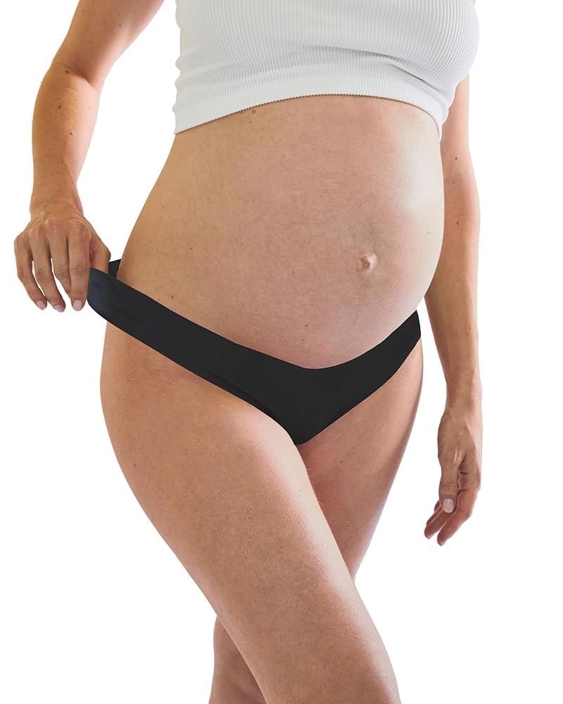 Illustrative example of maternity thong underwear