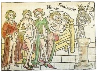 Illustrative example of medieval underwear