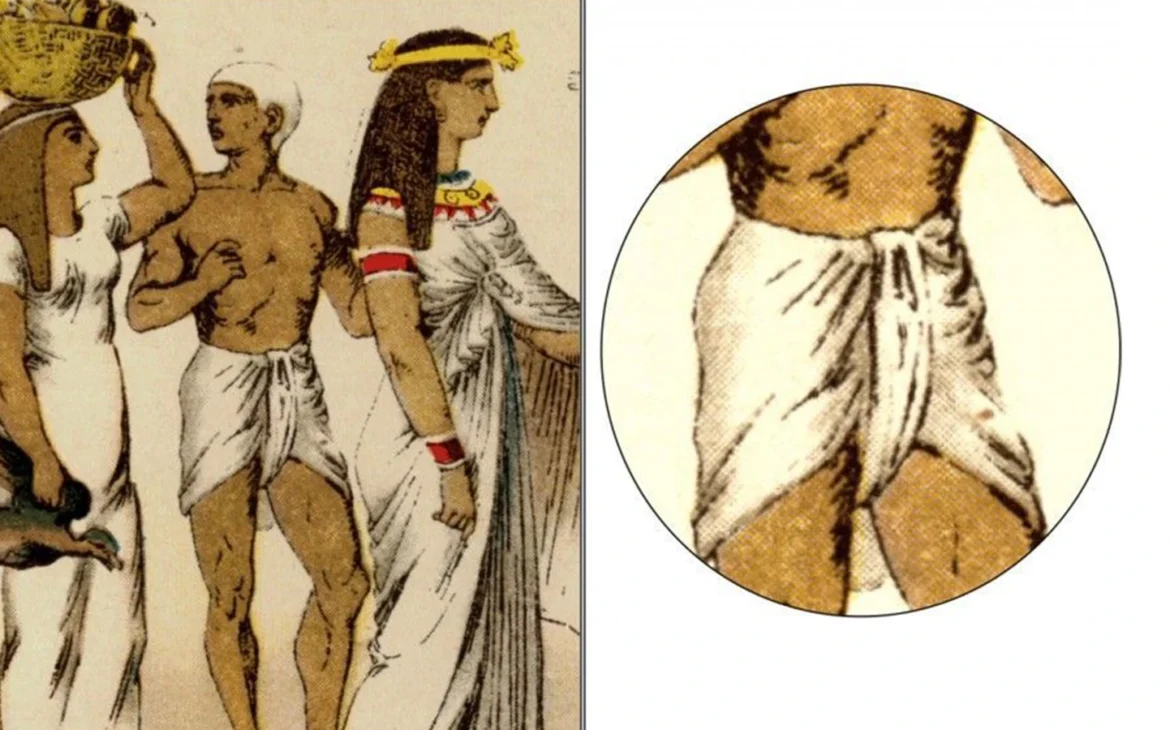 Illustrative example of medieval underwear