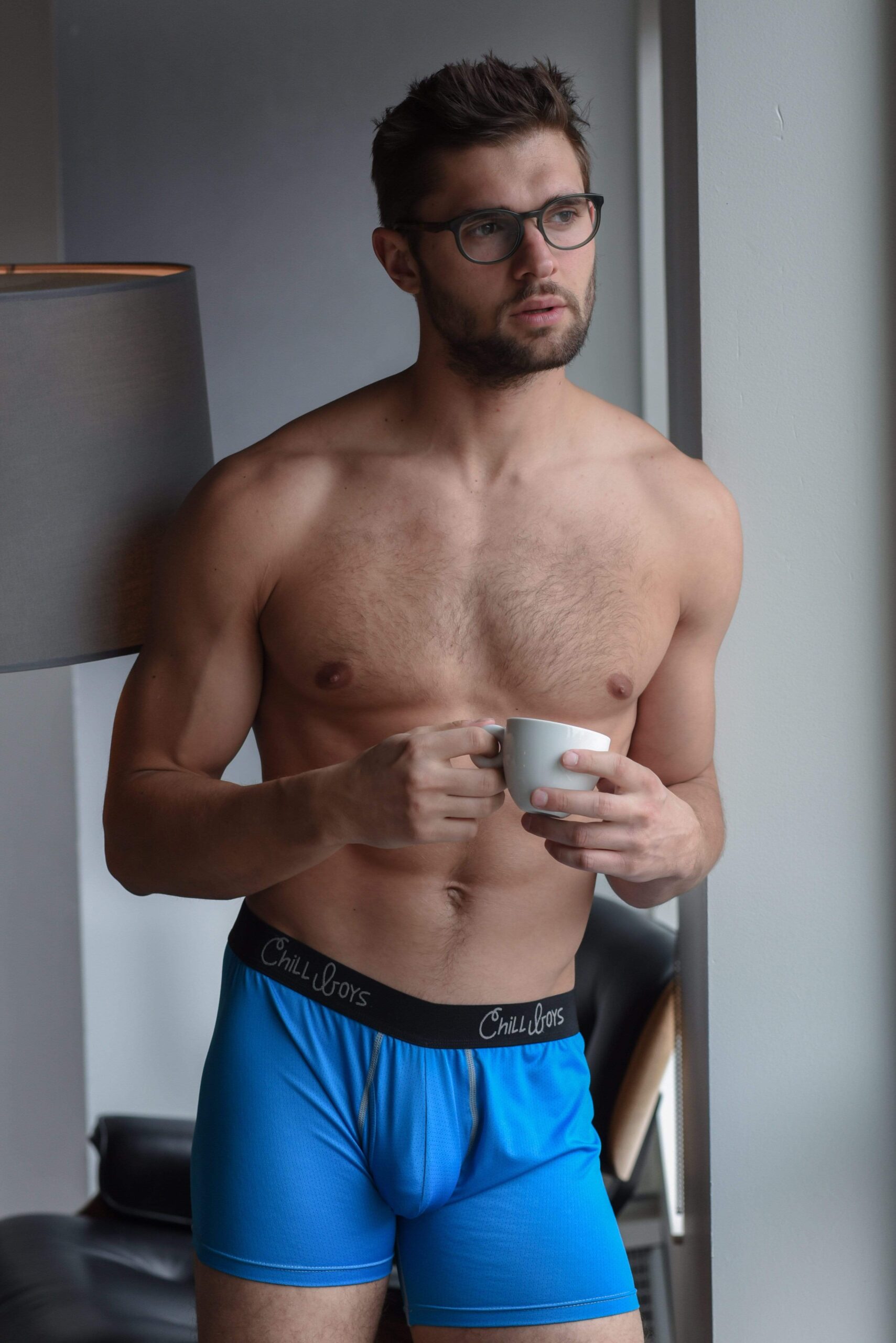 Illustrative example of men not wearing underwear