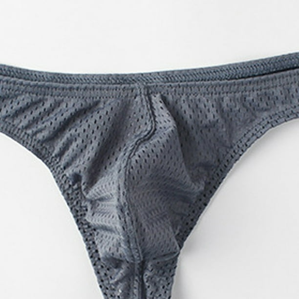 Illustrative example of mens cotton thong underwear