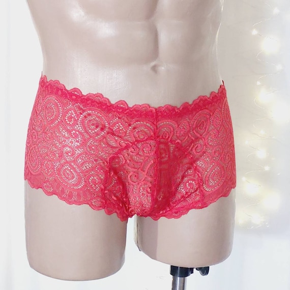Illustrative example of mens lace underwear