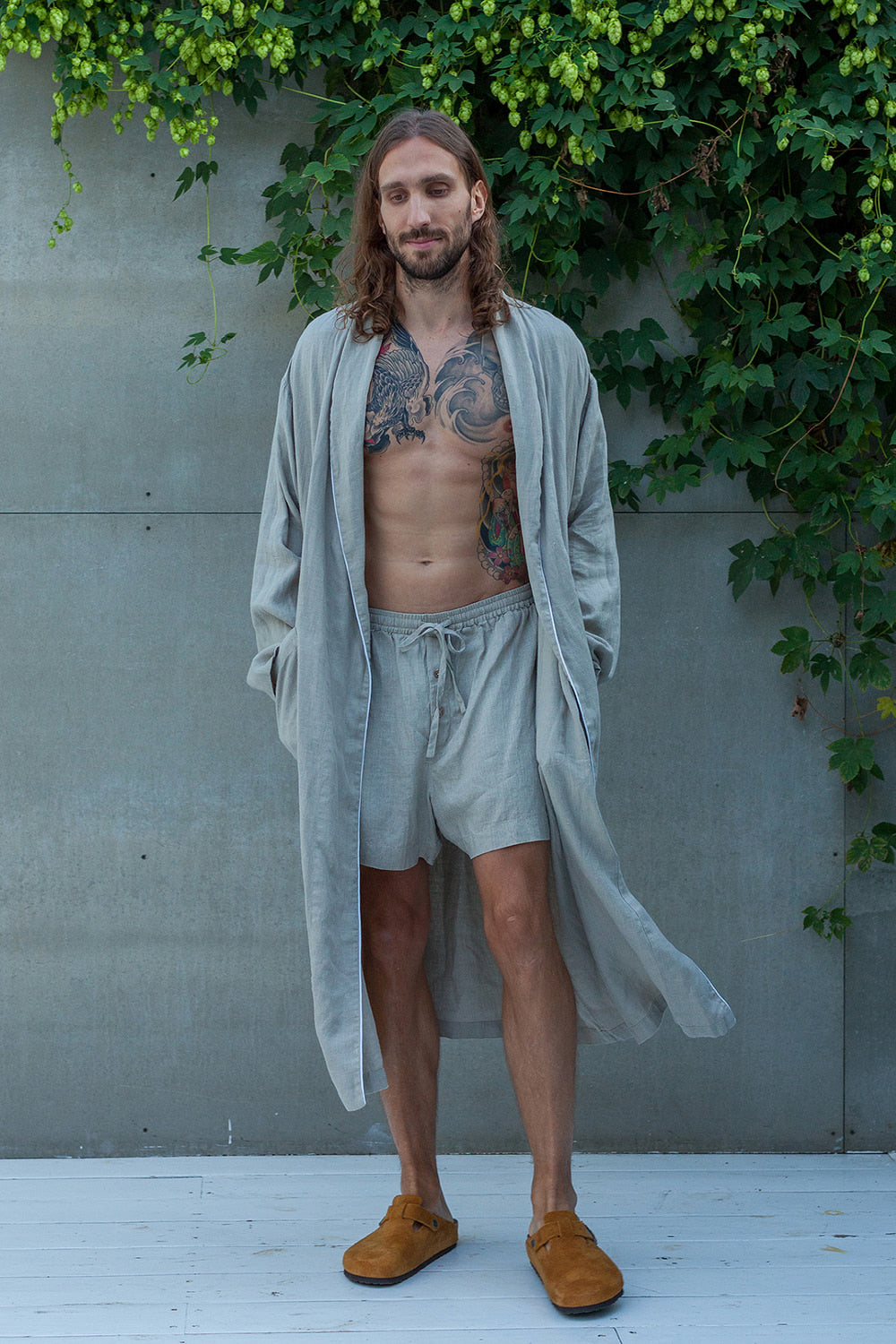 Illustrative example of men's linen underwear
