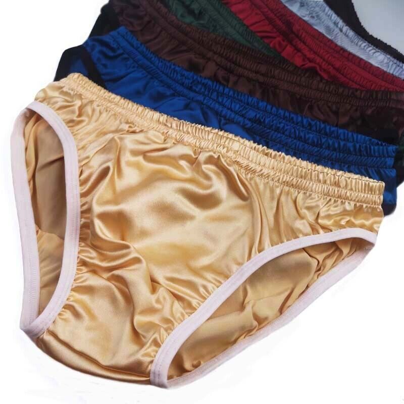 Illustrative example of mens silk bikini underwear