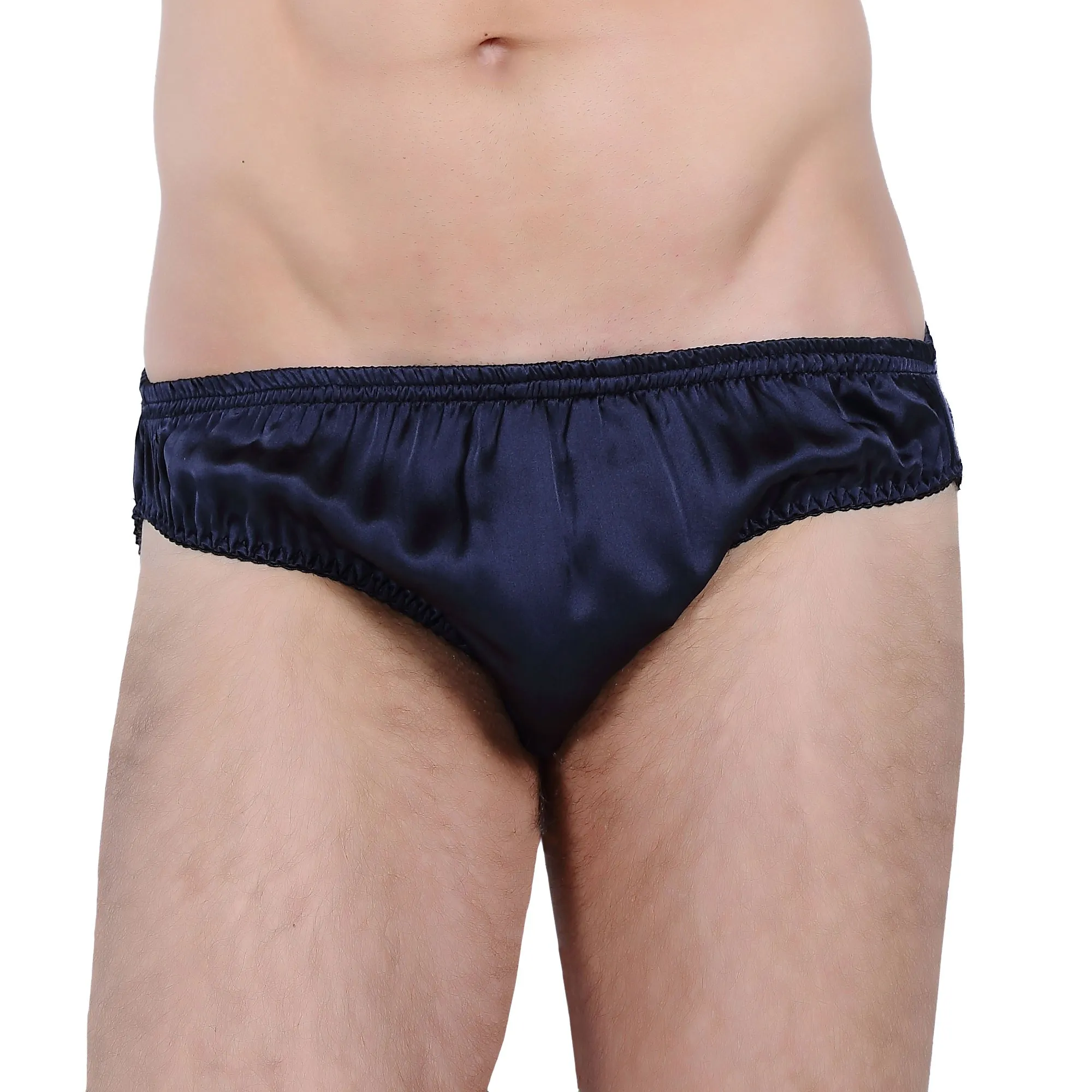 Illustrative example of mens silk bikini underwear