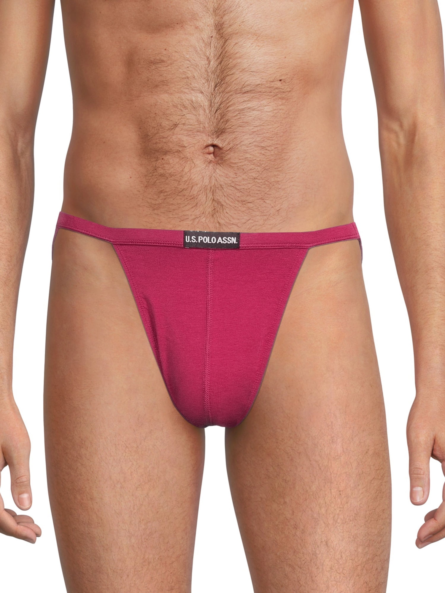 Illustrative example of men's string bikini underwear