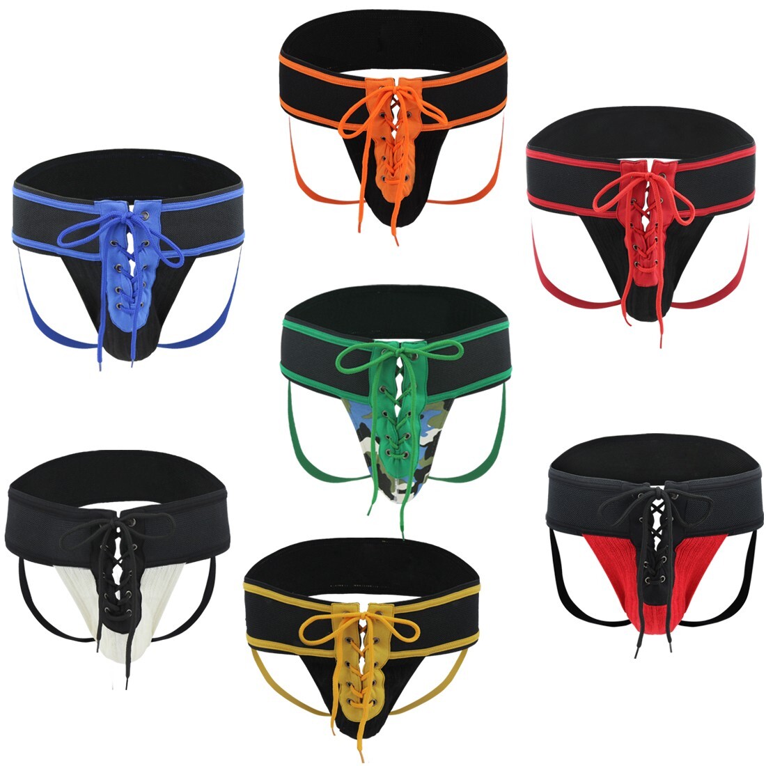 Illustrative example of men's underwear with lace