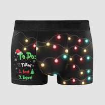 Illustrative example of mens underwear xmas