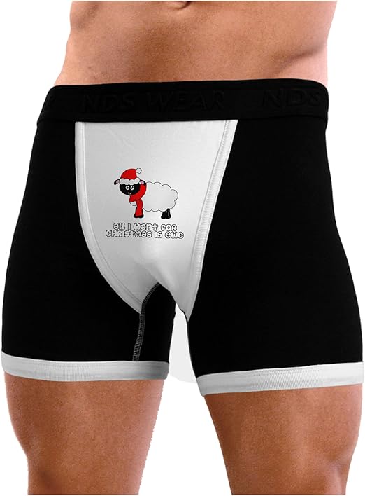 Illustrative example of mens underwear xmas