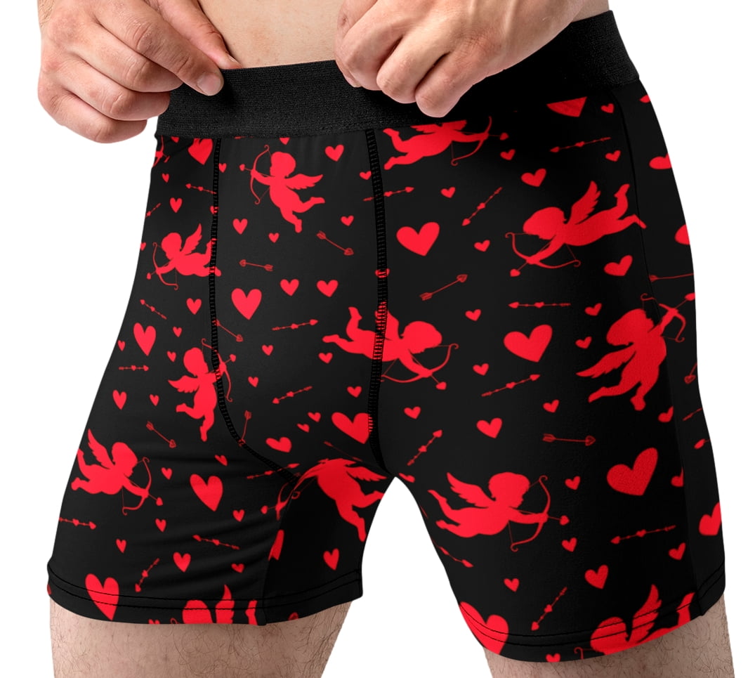 Illustrative example of mens valentines day underwear
