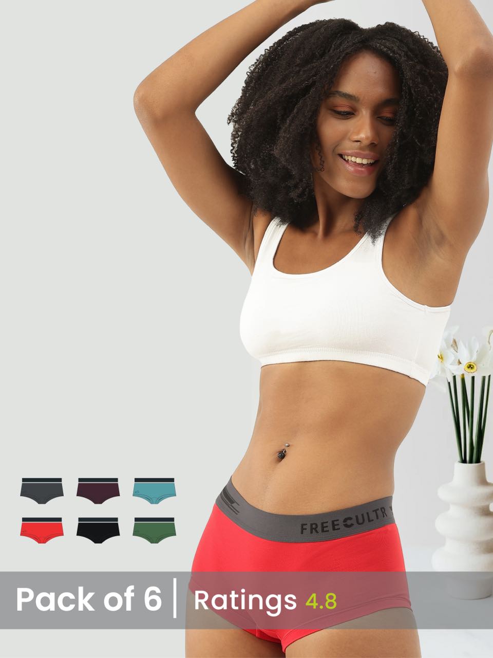 Illustrative example of micromodal underwear women's