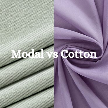 Illustrative example of modal vs cotton underwear
