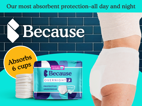 Illustrative example of most absorbent incontinence underwear