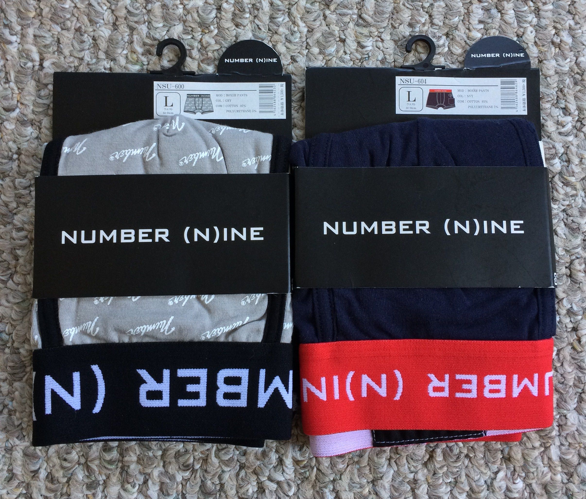 Illustrative example of number nine underwear