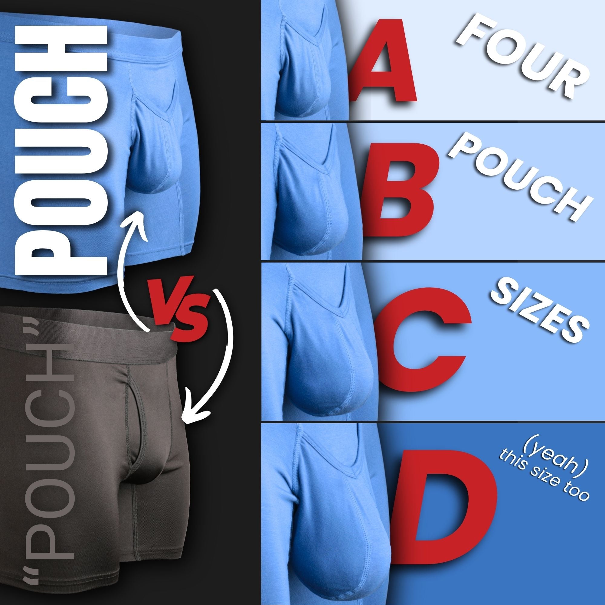 Illustrative example of nylon underwear vs cotton tidbits