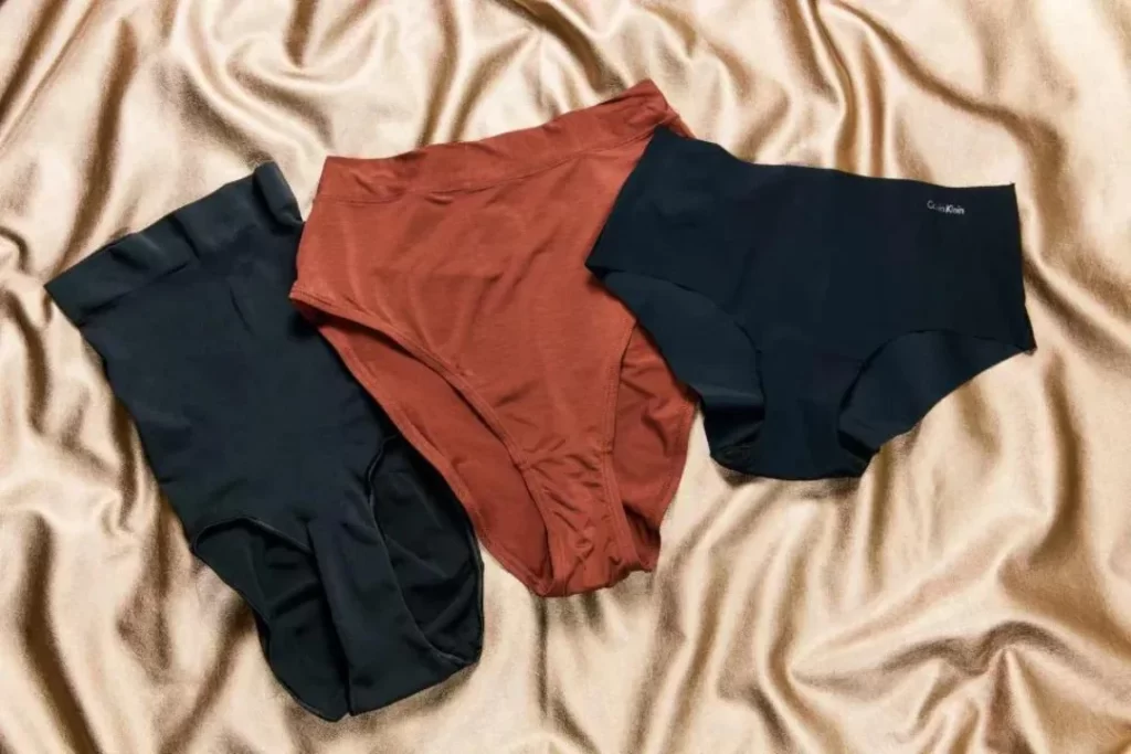 Illustrative example of nylon underwear vs cotton tidbits