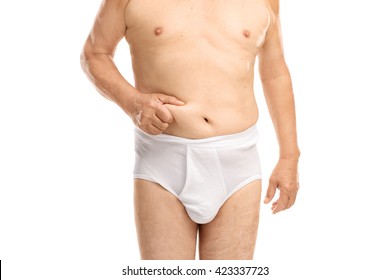 Illustrative example of old man underwear