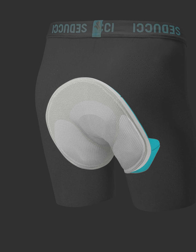 Illustrative example of padded underwear for horseback riding