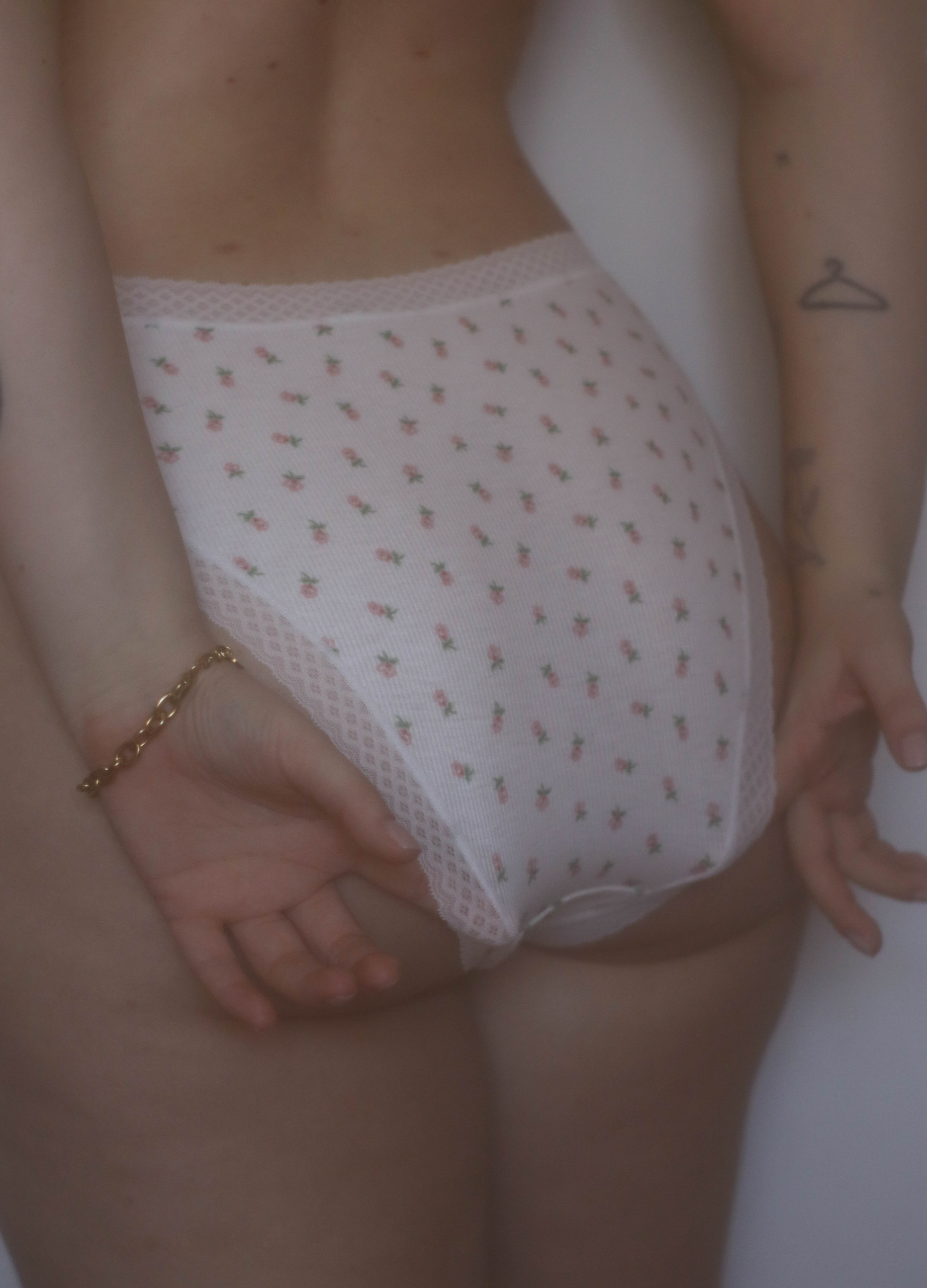 Illustrative example of peachy underwear