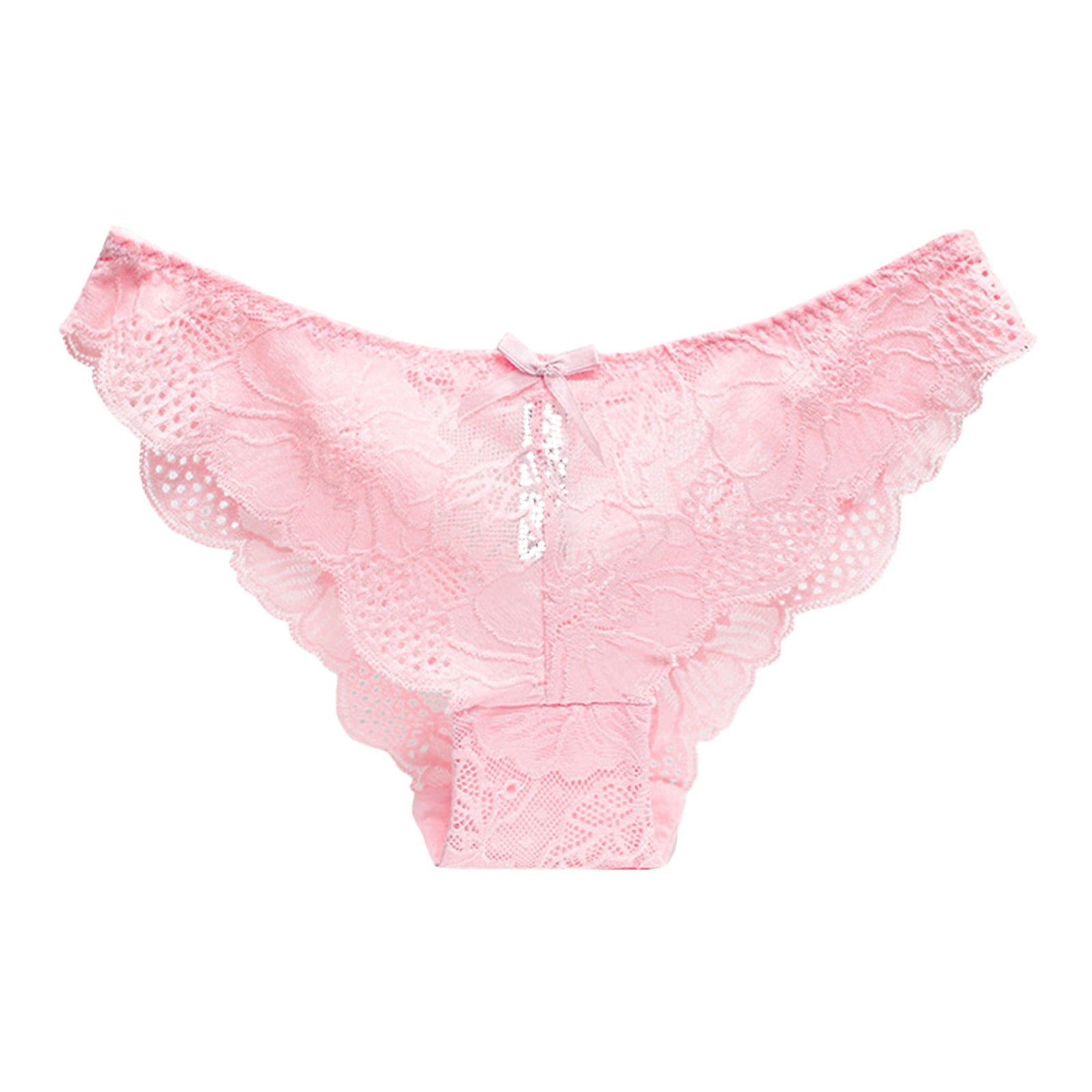 Illustrative example of pink lace underwear