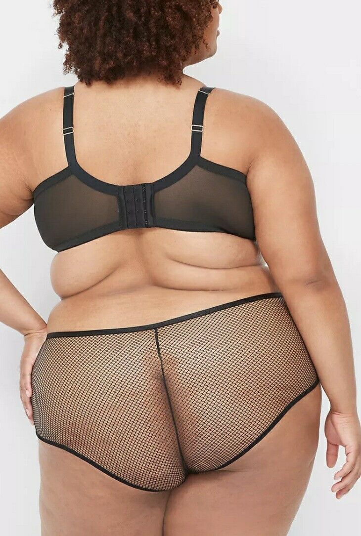 Illustrative example of plus size cheeky underwear