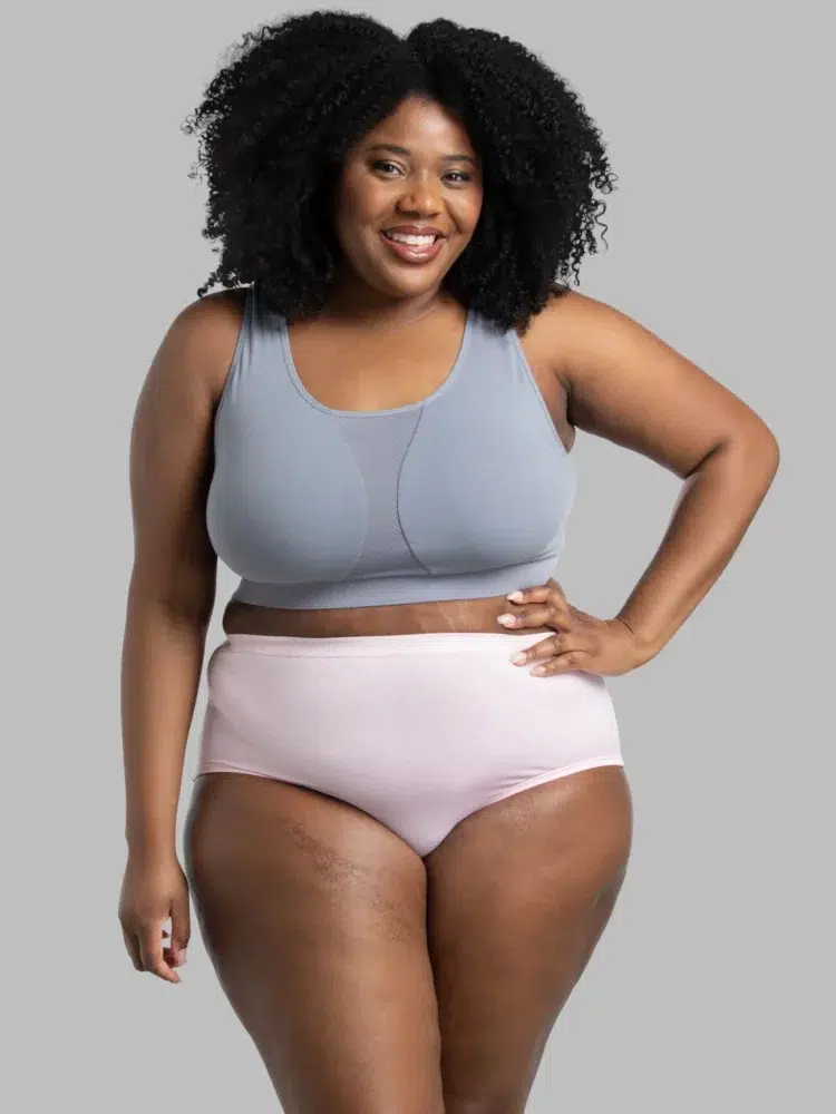 Illustrative example of plus size female underwear