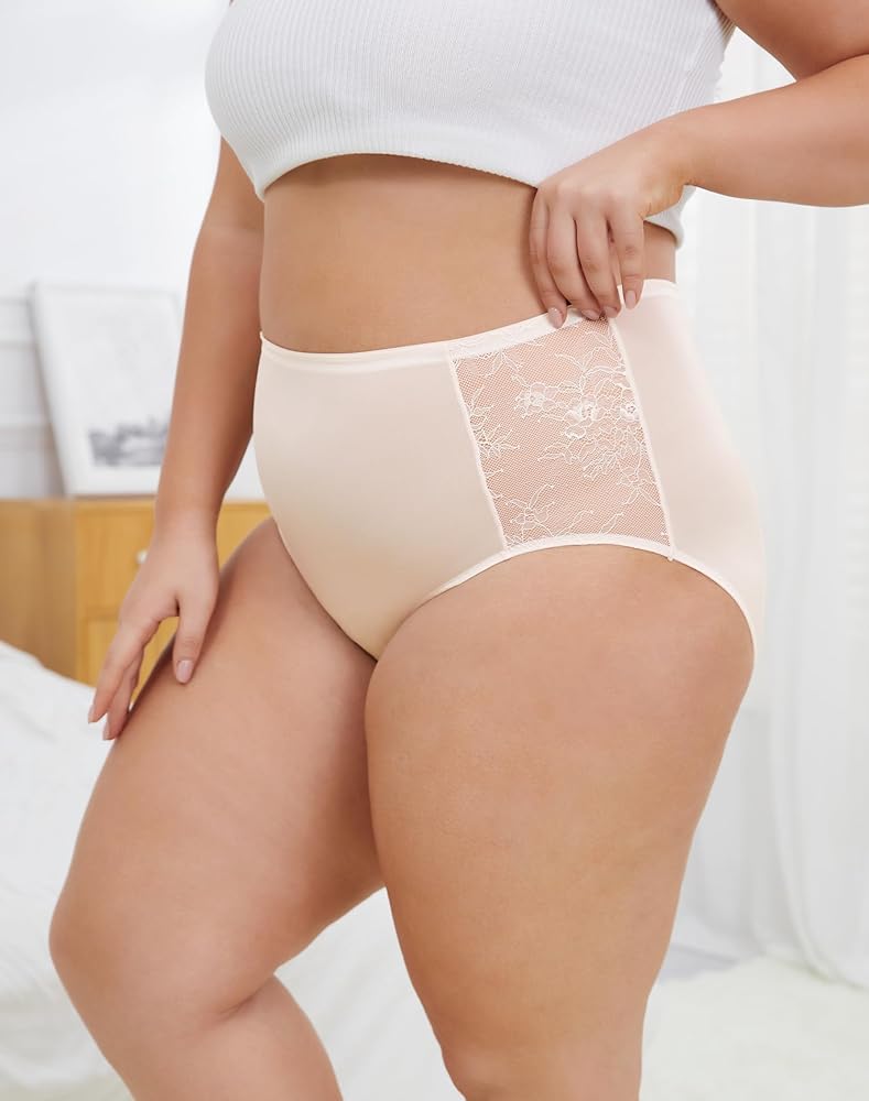 Illustrative example of plus size lace underwear