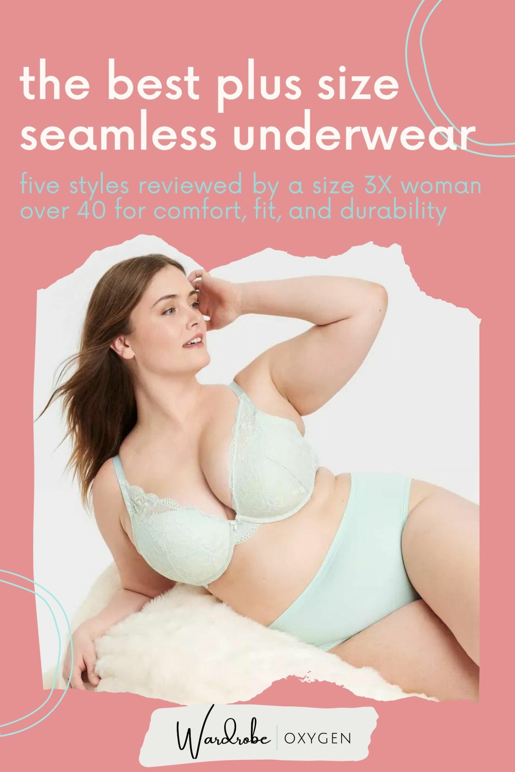 Illustrative example of plus size seamless underwear