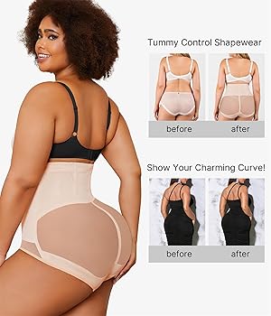 Illustrative example of plus size tummy control underwear