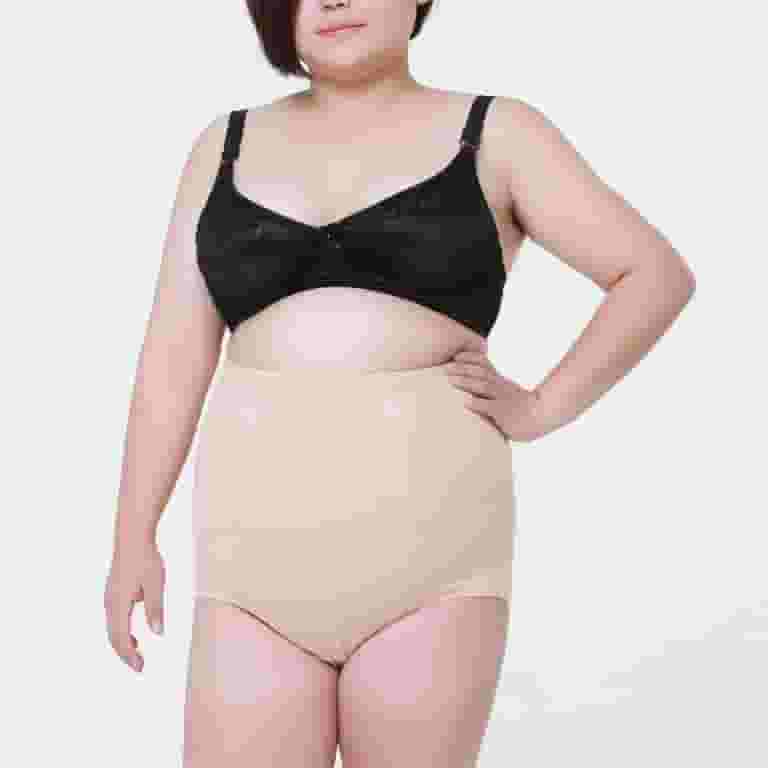 Illustrative example of plus size tummy control underwear