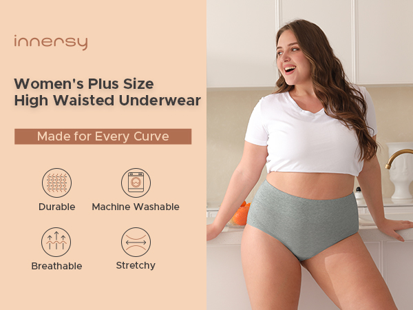 Illustrative example of plus size womens underwear