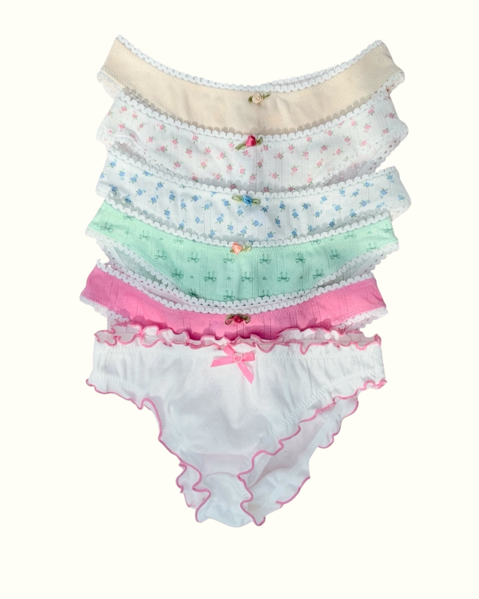 Illustrative example of pointelle underwear