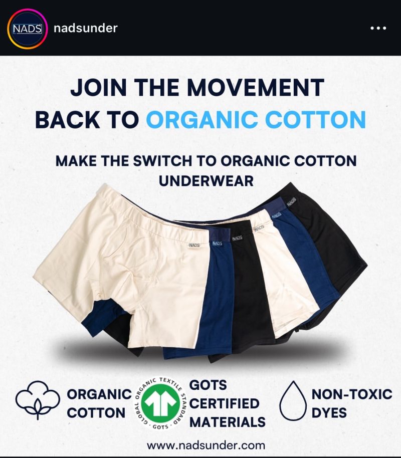 Illustrative example of polyester underwear testosterone