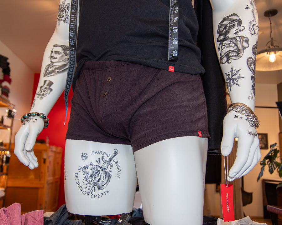 Illustrative example of polyester underwear testosterone