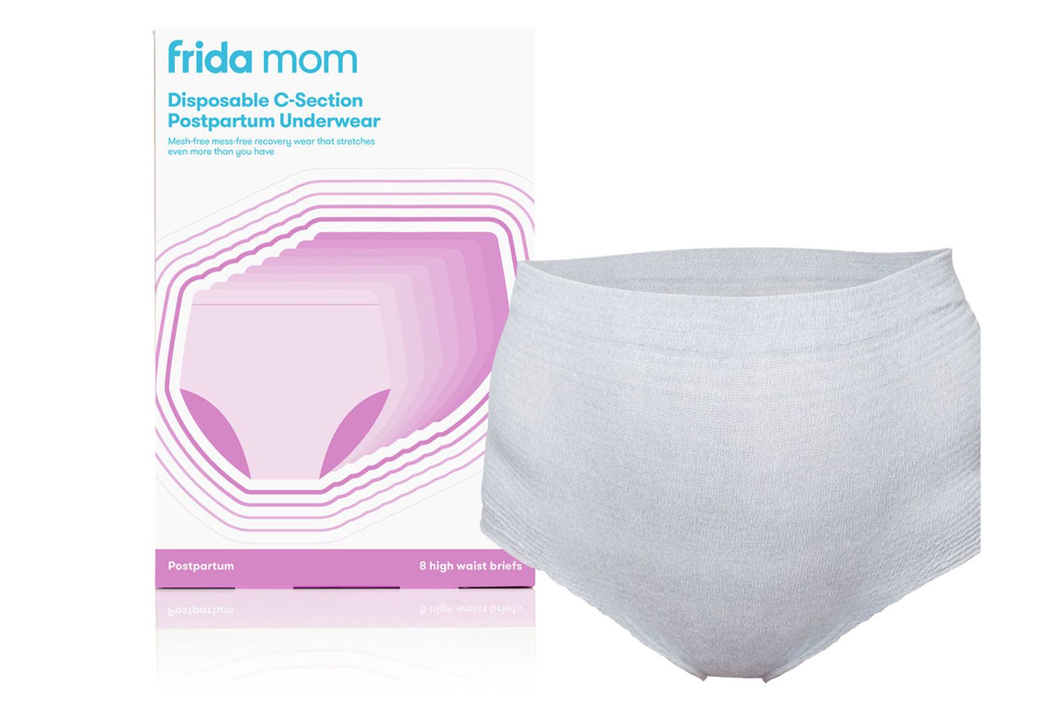 Illustrative example of post labour underwear