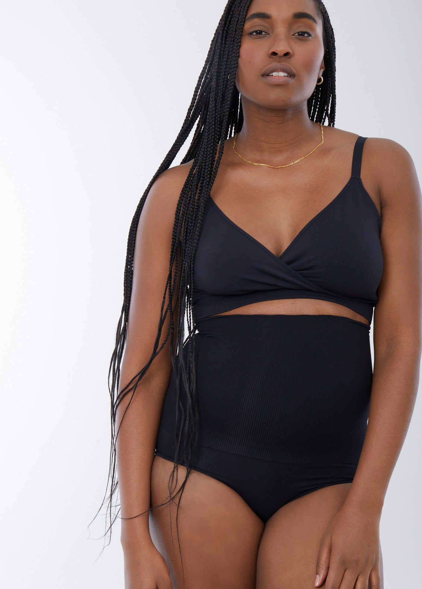 Illustrative example of postpartum compression underwear