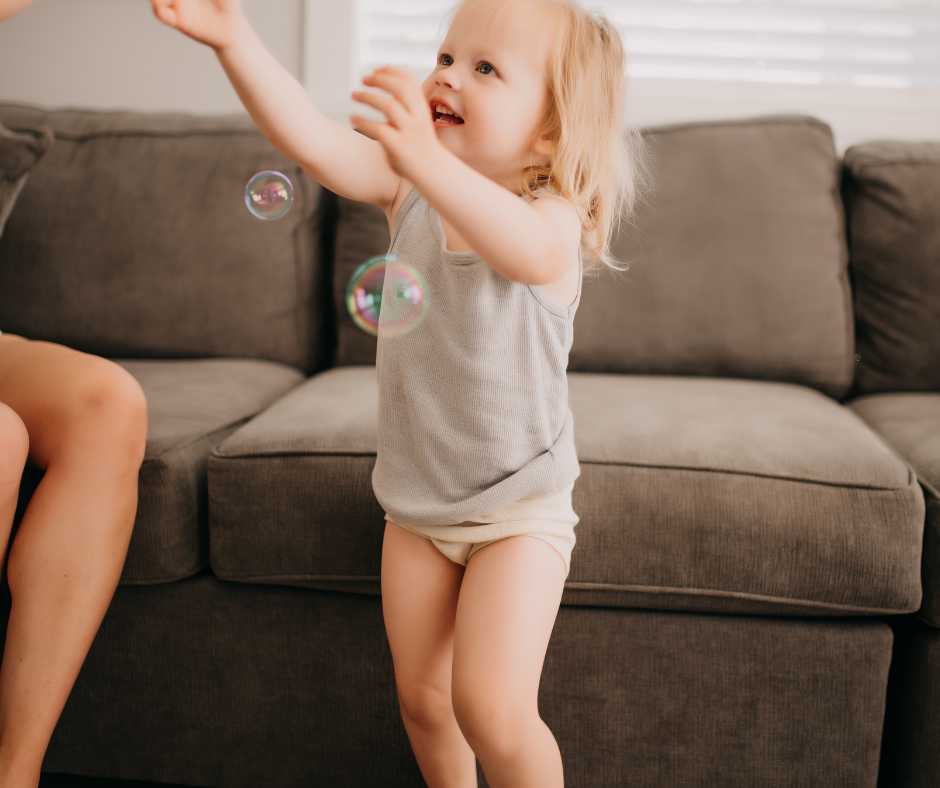 Illustrative example of potty train underwear