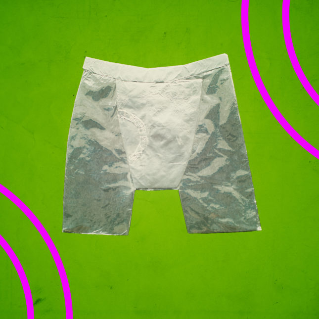 Illustrative example of silver underwear