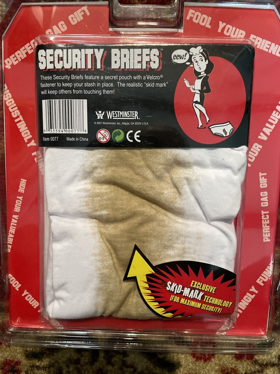 Illustrative example of skid marks underwear
