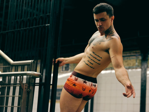 Illustrative example of skull and bones underwear