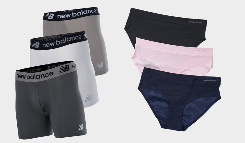 Illustrative example of sports underwear running