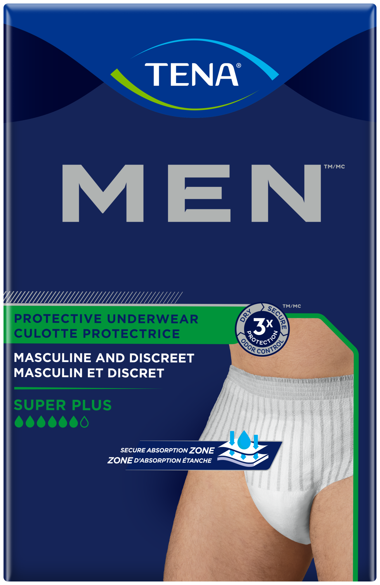 Illustrative example of tena mens underwear
