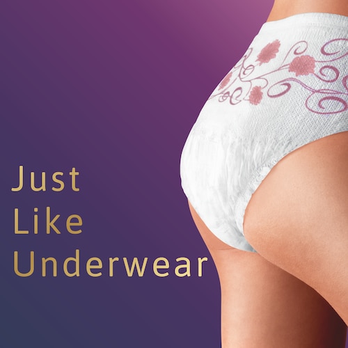 Illustrative example of tena underwear for women