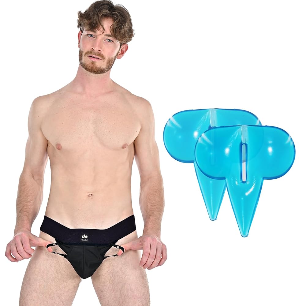 Illustrative example of testicle support underwear